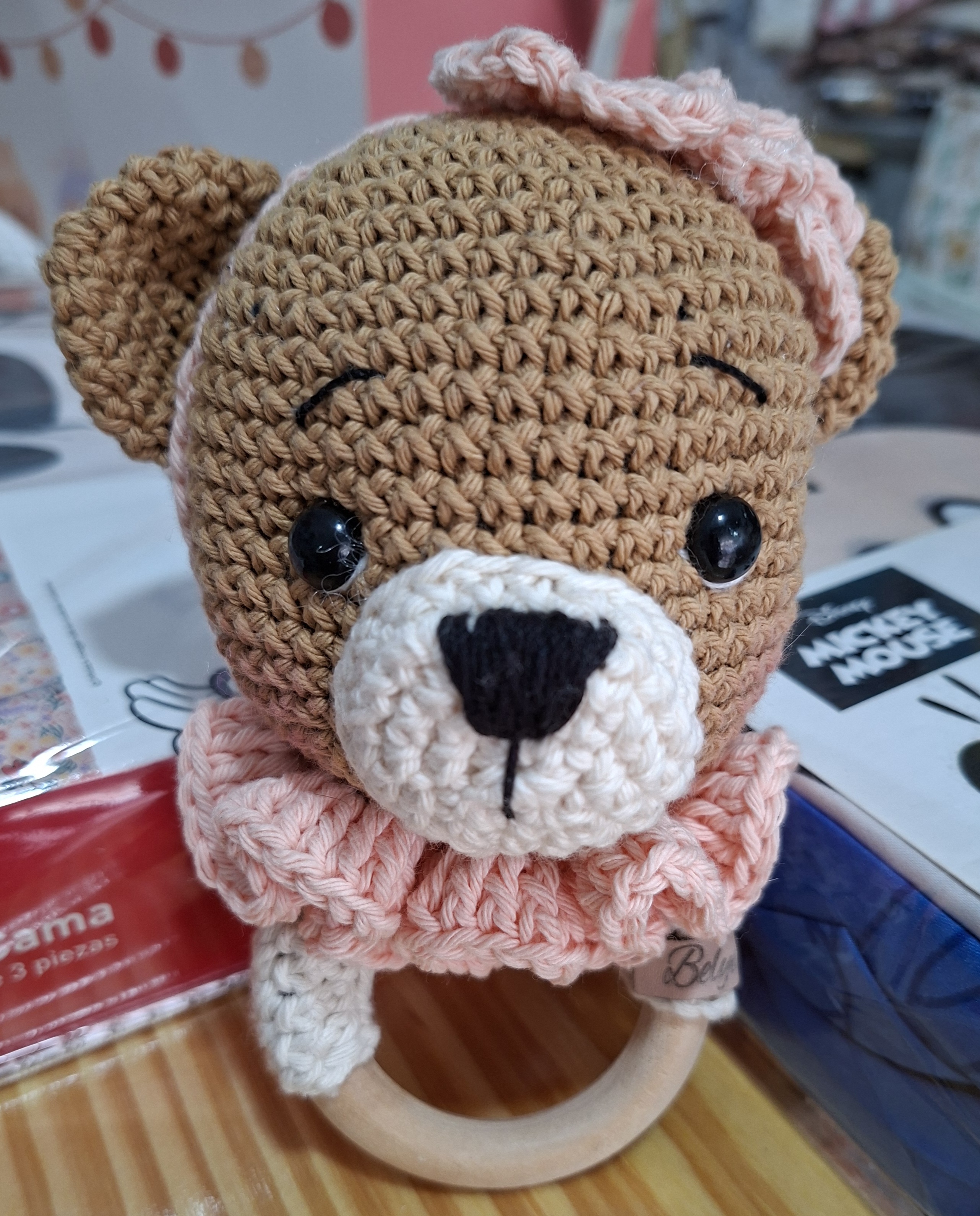 Amigurumi, hilo hipoalergenico sonajero – Pañalera Belyan