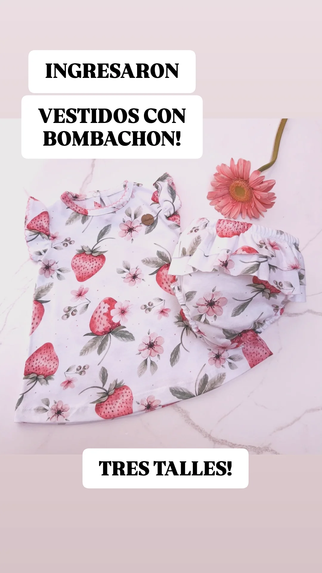VESTIDO CON BOMBACHON – Pañalera Belyan